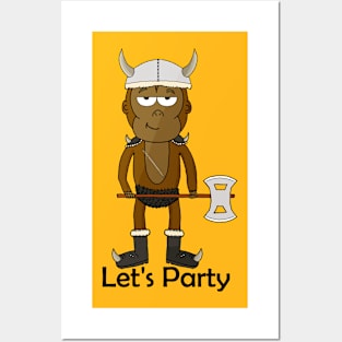 Let's Party - Barbarian Posters and Art